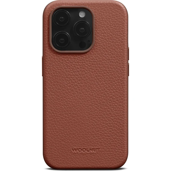 Woolnut MagSafe kožený kryt pre iPhone 15 Pre hnedý - Puzdra - Obrázok 1V00000L01