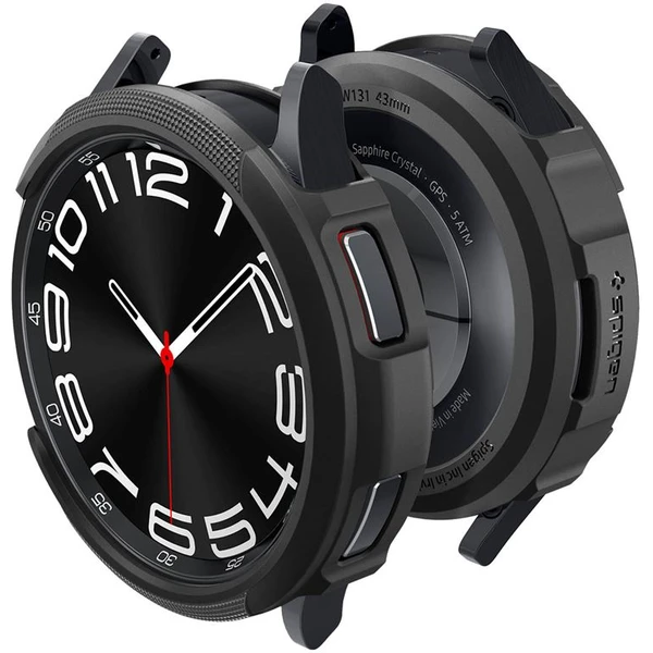 Spigen Liquid Air púzdro Samsung Galaxy Watch6 Classic 43mm matne čierne - Puzdra - Obrázok 1VV3000N01
