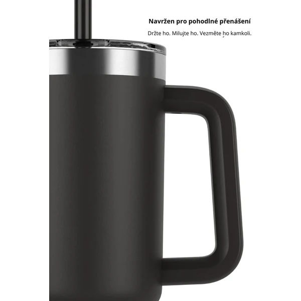 HidrateSpark PRO 2 Tumbler šikovný hrnček, 887 ml čierny - Inteligentné fľaše - Obrázok 1W2H000K01