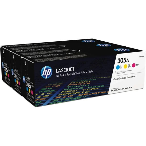 HP CF370AM č. 305A Viacfarebná originálna - Tonery - Hlavný obrázok