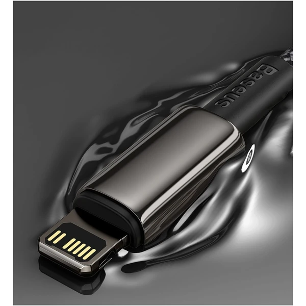 Baseus Tungsten Gold USB-C/Lightning napájací kábel 20W 2m čierny - Káble a redukcie - Obrázok 1WKGF00101
