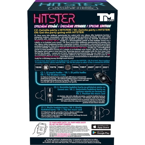 Hudobná hra HITSTER CZ/SK Jumbo edícia - Stolové hry - Obrázok 1WPK000K01