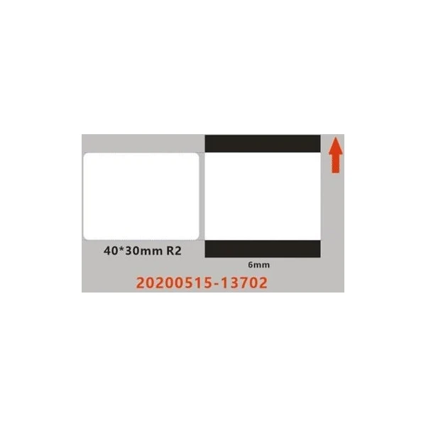 Niimbot štítky ER 40x30mm 230ks pre B21, B3S, B1 číre - Pásky pre štítkovače - Hlavný obrázok
