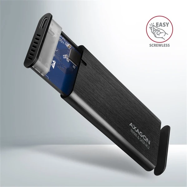 AXAGON EEM2-SB2 externý SSD disk čierny - Externé boxy - Obrázok 1WS6000701