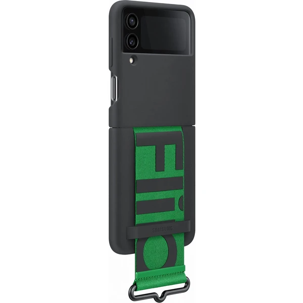 Samsung EF-GF721TB Silicone Cover Strap Flip4,Blac - Puzdra - Obrázok 1XAVF00101
