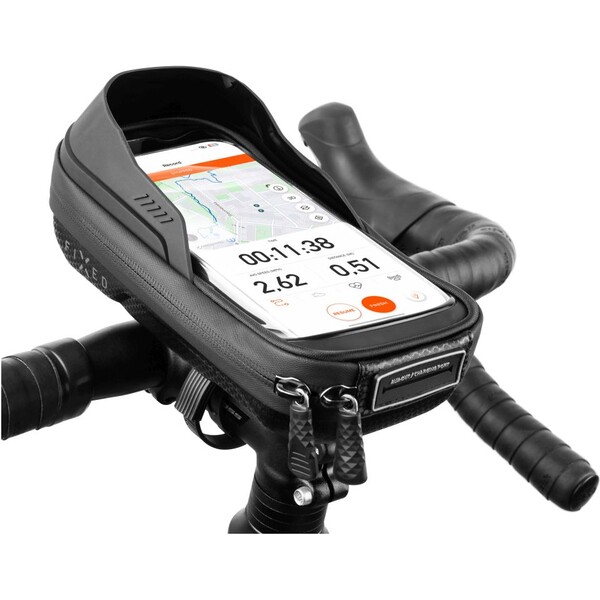 FIXED Bikee Bag 2 odnímateľné puzdro na bicykel čierne