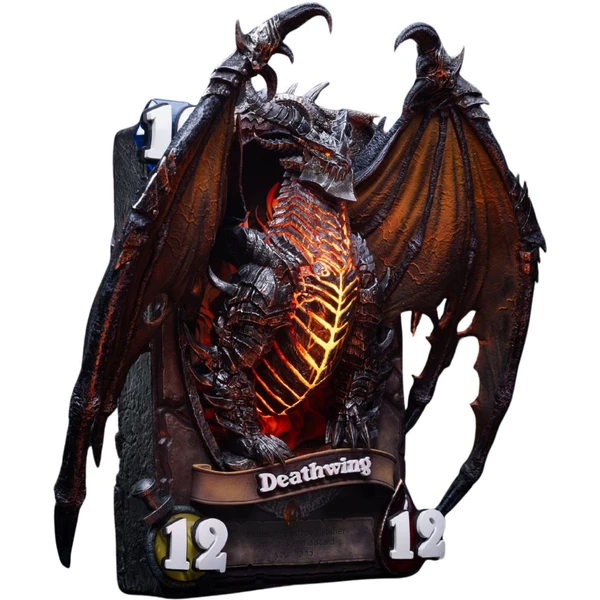 Soška HEX Collectibles Blizzard: Hearthstone - Deathwing 3D Art Frame - Sochy a sošky - Obrázok 1XWF000K01