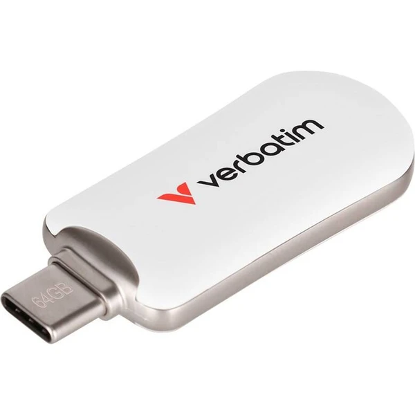 VERBATIM Plectra 64GB USB-C 3.2 Gen 1 flashdisk biely - Flashdisky - Hlavný obrázok