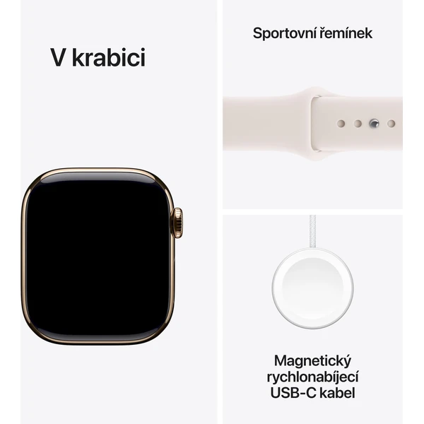 Apple Watch Series 11 Cellular (46mm) Zlatý Titan so svetlo rumeným športovým remienkom S/M - Inteligentné hodinky - Obrázok 1ZRH000K01