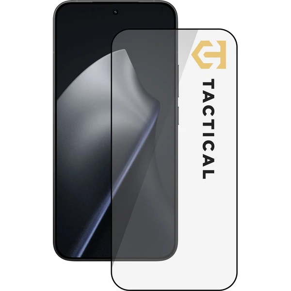 Tactical Glass Shield 5D sklo pre Xiaomi 15T/15T Pro čierne - Ochranné fólie a sklo - Hlavný obrázok