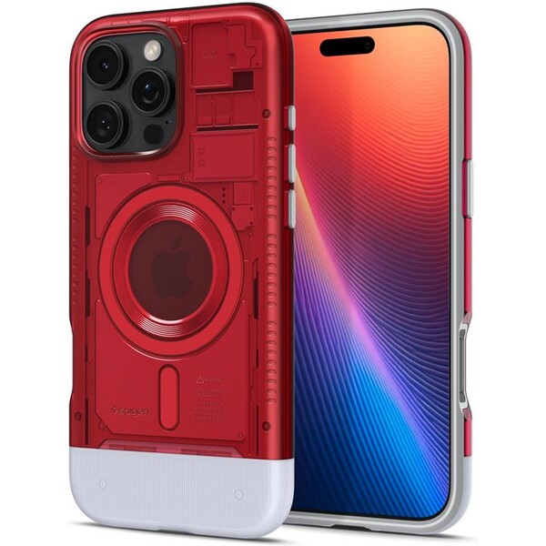 E-shop Spigen Classic C1 MagSafe kryt iPhone 16 Pro Max ruby