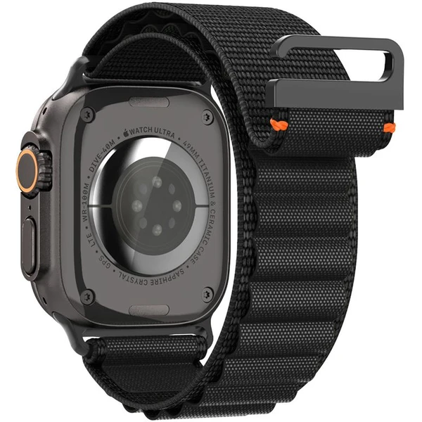 Spigen Fabric Band (hook) remienok Apple Watch 49/46/45/44mm čierny - Remienky - Obrázok 1a40060cb2e24b629bf64eccbf2cf085