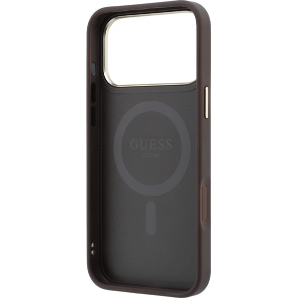 Guess PU 4G Ring Stand MagSafe kryt iPhone 18 Pro hnědý - Puzdra - Obrázok 1a5984f9f96a4be781a74fc3c227badf
