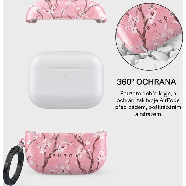 Burga puzdro pre Airpods Pro 3 Sakura - Puzdra - Obrázok 1aaf31b740fa481a84d23fd823be326e