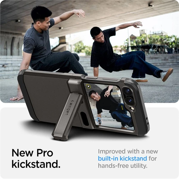 Spigen Tough Armor Pre kryt Samsung Galaxy Z Flip6 gunmetal - Puzdra - Obrázok 1ab6a09225834357925bd26e49502efd