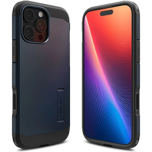 Spigen Tough Armor T MagSafe kryt iPhone 16 Pre modrý - Puzdra - Hlavný obrázok