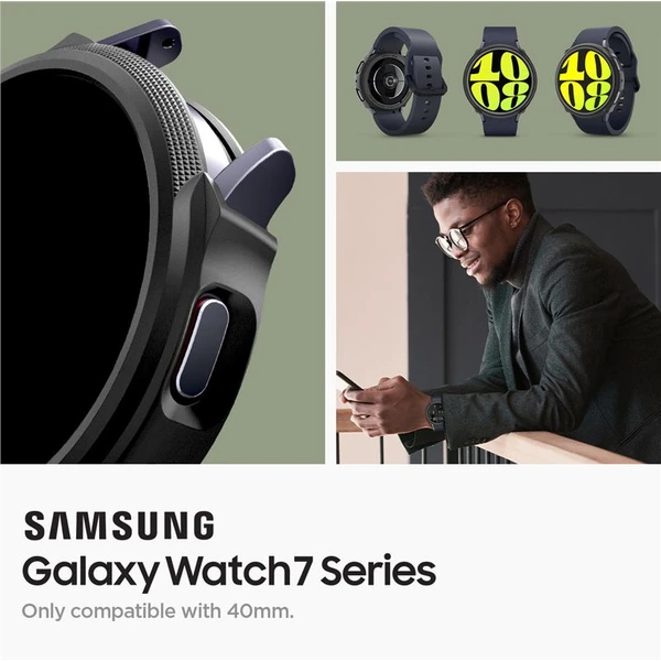 Spigen Liquid Air púzdro Samsung Galaxy Watch7 (40mm) matne čierne - Puzdra - Obrázok 1ad7347248664a618283044876db7f53