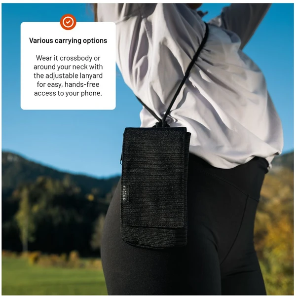 FIXED Camino Case crossbody pre mobilné telefóny do 7", čierne - Popruhy a crossbody - Obrázok 1af6a5ee510b49aab5271bbd44dd296b