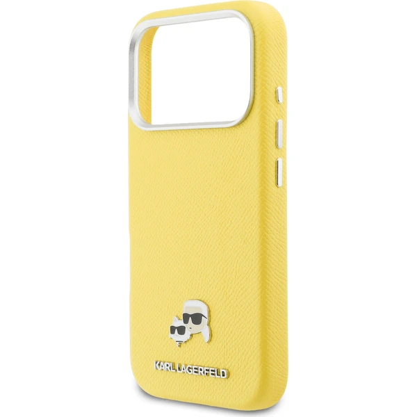 Karl Lagerfeld PU Karl a Choupette Hlavy Kolíky MagSafe kryt iPhone 17 Pro žltý - Puzdra - Obrázok 1afa8e0e020d4db3b826f1641a6d81b2