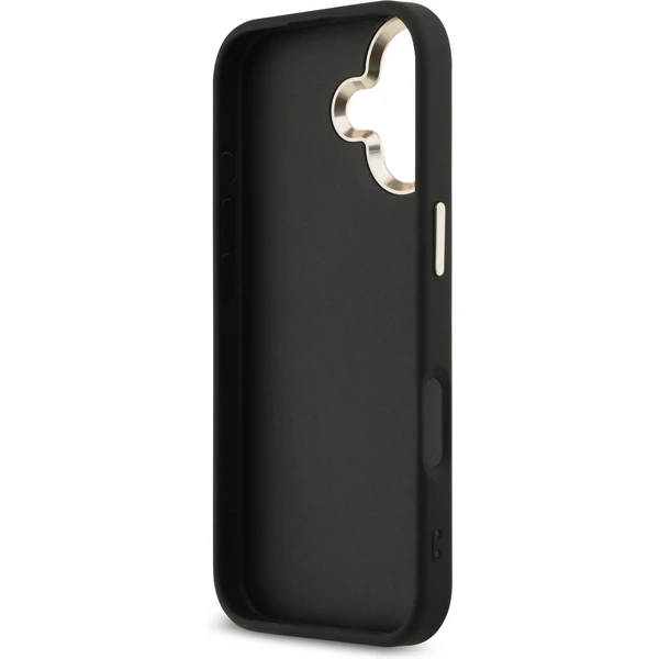 Guess PU Leather 4G Metal Logo Gold Frame MagSafe kryt iPhone 17 čierny - Puzdra - Obrázok 1b0723a895ee4bca9c8ad60d33176332