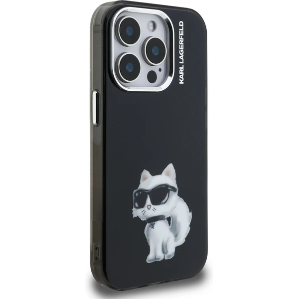 Karl Lagerfeld IML Aquarelle Chúpette kryt iPhone 15 Pre čierny - Puzdra - Obrázok 1b0b6c5ed0274b2885b5609d13579ee1