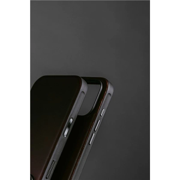 Nomad Modern Leather Case MagSafe kožený kryt iPhone 17 Pro Black - Puzdra - Obrázok 1b13f204f036429ba98695bf1a28d0d5