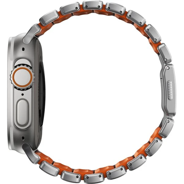 Nomad Stratos Band FKM remienok Apple Watch 45/46/49mm Natural Titanium/Ultra Orange - Remienky - Obrázok 1b30842fa34746ee9054f5f1875533b0