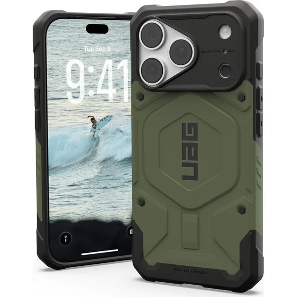 UAG Pathfinder MagSafe, olivová - iPhone 2026 Pro/17 Pro - Puzdra - Hlavný obrázok