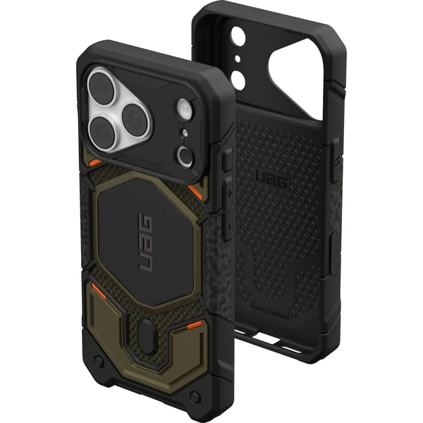 UAG Monarch Pro MagSafe Kevlar kryt iPhone 18 Pro/17 Pro zelený - Puzdra - Obrázok 1b455e1981d6497785f9b844b54c6091