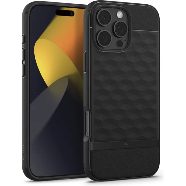 Spigen Caseology Parallax MagSafe kryt iPhone 16 Pro matte black - Puzdra - Hlavný obrázok