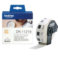 Brother DK11219 samolepiace štítky biele 12 mm x 24 mm - Pásky pre štítkovače