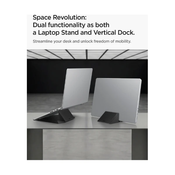 Spigen Slim Fold Laptop Stand & Vertical Dock stojan čierny - Stojany - Obrázok 1b857a0ac9df401f9ba2eeb0badf2474