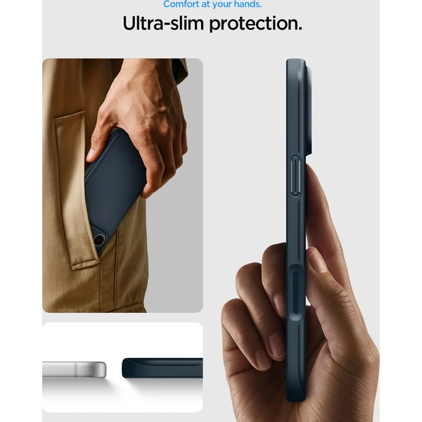 Spigen Thin Fit MagSafe kryt iPhone 18 Pro Max/17 Pro Max metal slate - Puzdra - Obrázok 1b8829dc16214812985d9cf460e609d9