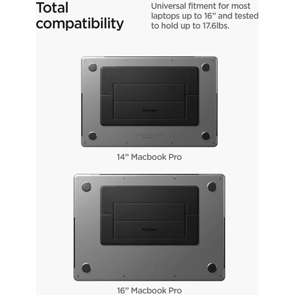 Spigen Slim Fold Laptop Stand LD201-S1 stojanček pre notebook/MacBook čierny - Stojany - Obrázok 1ba1dd71e2c340968c86aa427bb84603