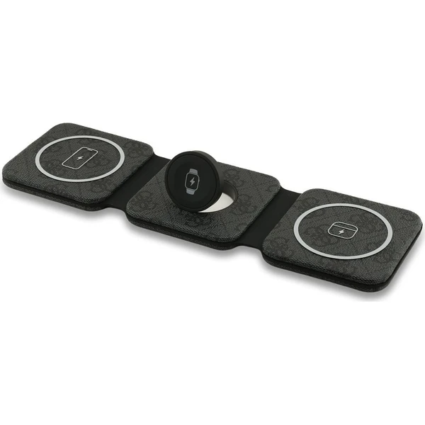 Guess PU 4G MagSafe bezdrôtová nabíjačka 3v1 čierna - Nabíjačky - Obrázok 1bad757402af4784a4e287866c599cf5