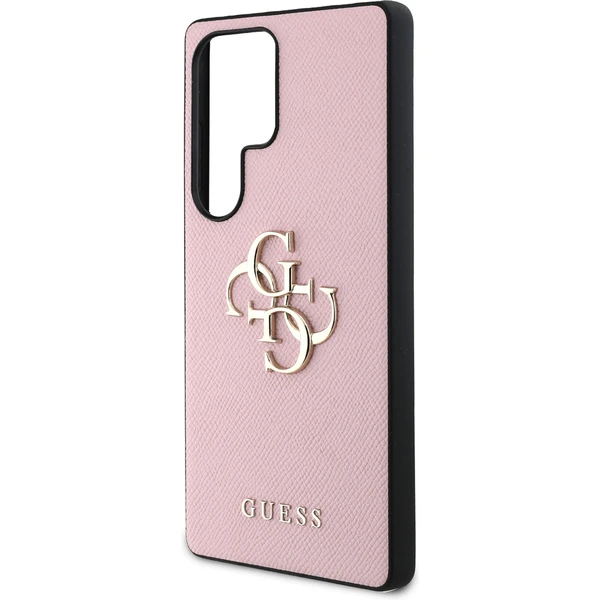 Guess PU Grained 4G Metal Logo kryt Samsung Galaxy S25 Ultra ružový - Puzdra - Obrázok 1bce7ad20d6a4a94bb9716dbc888d3e0