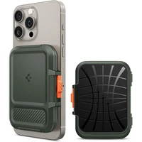 Spigen Lock Fit MagSafe Wallet peňaženka tmavo zelená - Peňaženky