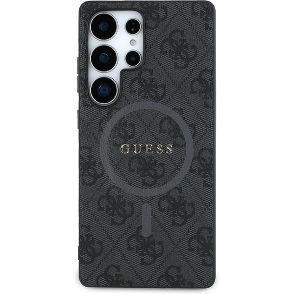 Guess PU Leather 4G Colored Ring MagSafe kryt Samsung Galaxy S25 Ultra čierny - Puzdra - Obrázok 1bee33f68cb34992bf6229571630a78e