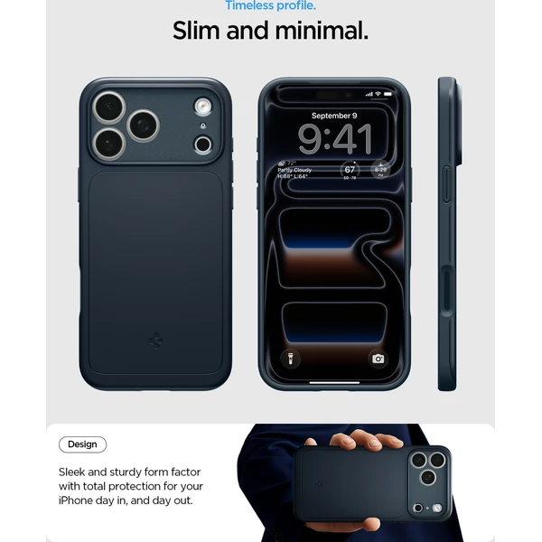 Spigen Thin Fit MagSafe kryt iPhone 18 Pro Max/17 Pro Max metal slate - Puzdra - Obrázok 1bfda512884c4771a77602578d6729db