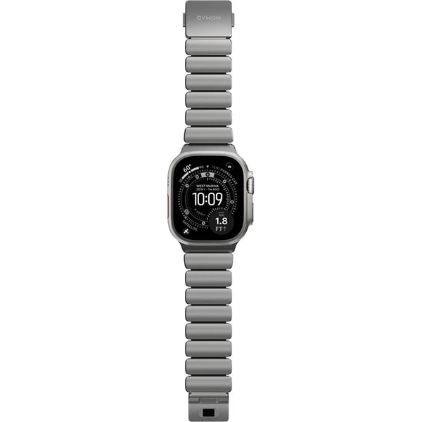 Náramok Nomad Stratos Band FKM pre Apple Watch 45/46/49mm Natural Titanium/Black - Remienky - Obrázok 1c08cfd46ad241ac94ab4902c219de30