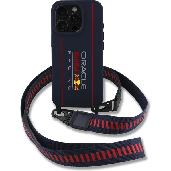 Oracle Red Bull Racing Silicone Vertical Logo MagSafe zadný kryt + Crossbody popruh iPhone 16 Pro Ma - Puzdra - Obrázok 1c1b19edcb0d46c3b7008d44160457b1