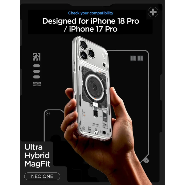 Spigen Ultra Hybrid MagSafe kryt iPhone 18 Pro/17 Pro neo one - Puzdra - Obrázok 1c38ccabb5914010a78b40930353f016