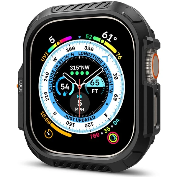 Spigen Lock Fit kryt Apple Watch Ultra 3/2/1 (49mm) čierny - Puzdra - Obrázok 1c4317733c18473cb5445a1e30d43b02