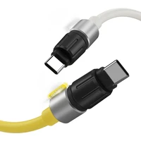 SHARGE Phantom 240W USB-C/USB-C kábel (480Mbps), 1.2m, žltý - Káble