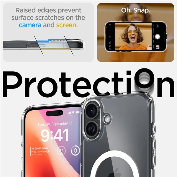 Spigen Ultra Hybrid MagSafe kryt iPhone 16 white - Puzdra - Obrázok 1c5e6deebd9a4633aaec4ff0a1bb0161