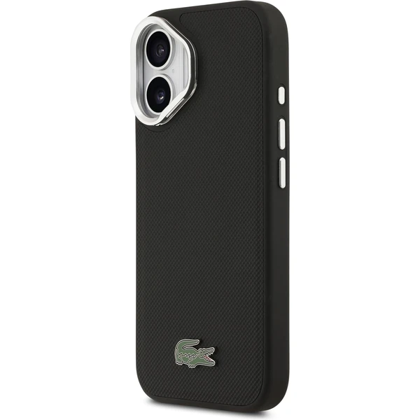 Lacoste Iconic Petit Pique Camera Stand MagSafe kryt iPhone 17 čierny - Puzdra - Obrázok 1c699455503f49c29c849a027bb0d7a1