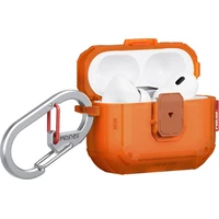 SKINARMA Mecha LE (Lock Edition) púzdro AirPods Pro 3 oranžové - Puzdra