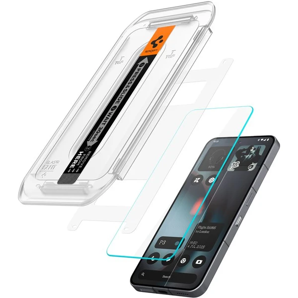 Spigen Glass tR EZ Fit tvrdené sklo Nothing Phone (3) číre (2 ks) - Ochranné fólie a sklo - Obrázok 1c95c1c90e7e40949a11fefd73bf7716