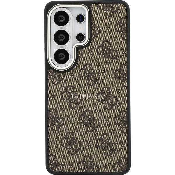Guess PU Leather 4G Gold Frame Magnetický kryt Samsung Galaxy S26 Ultra hnedý - Puzdra - Obrázok 1cab83f7a2d140868c22eed325ce98da