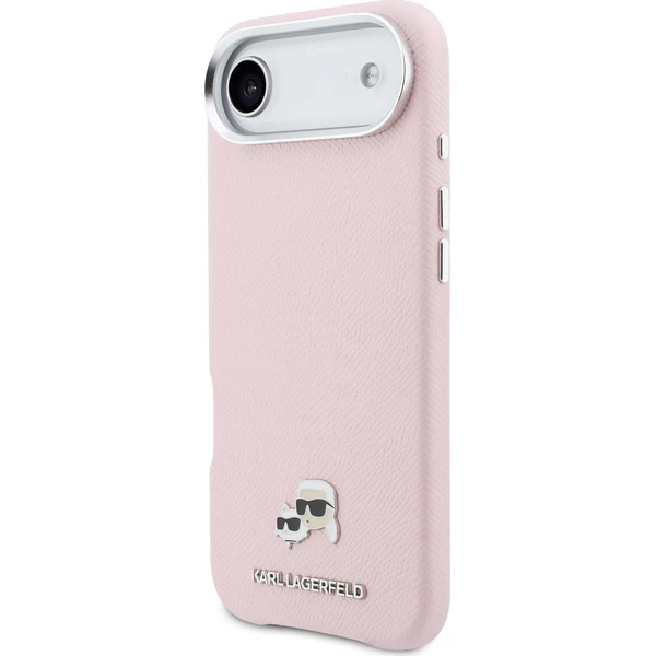 Karl Lagerfeld PU Karl a Choupette Heads Pins MagSafe kryt iPhone Air ružový - Puzdra - Obrázok 1cbbd28f45a84f03abe3e7cca2e0bf3b